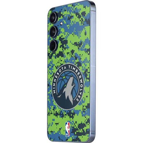 NBA Minnesota Timberwolves Digi Camo Galaxy A35 5G Skin